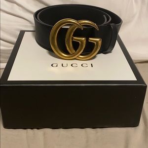Large double G gucci Belt